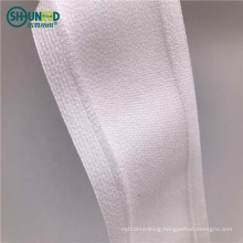 China wholesale hot sell 100% polyester stretch waist band interlining waistband high elastic adhesive dot fuse for Jeans pant